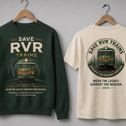 Save RVR Trains Apparel